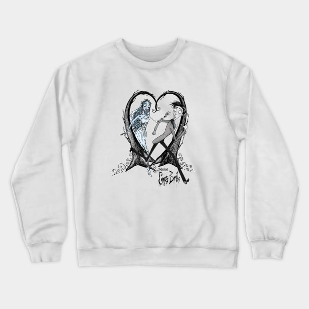 Corpse Bride Runaway Groom Crewneck Sweatshirt by Leblancd Nashb